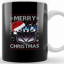 Baskı Dükkanı A Decepticon Merry Christmas Transformers Kupa