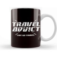 Baskı Dükkanı Addict Travel Traveler Blogger Traveling Blogging Backpacker Kupa