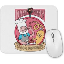 Baskı Dükkanı Adventure Time Bacon Pancakes Mouse Pad