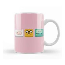 Baskı Dükkanı Advenuture Time Jake Finn and Bmo 01 Kupa