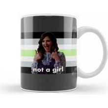Baskı Dükkanı Agender Janet Not A Girl the Good Place Kupa Bardak