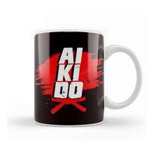 Baskı Dükkanı Aikido Master Fighters Martial Arts Coach Fight Self Defense Kupa