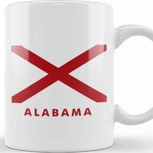 Baskı Dükkanı Alabama State Flag Kupa