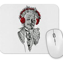 Baskı Dükkanı Albert Einstein Müzik Mouse Pad