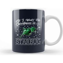 Baskı Dükkanı All I Want For Christmas İs Starbug Red Dwarf Kupa Bardak