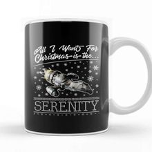Baskı Dükkanı All I Want For Christmas İs the Serenity Kupa Bardak