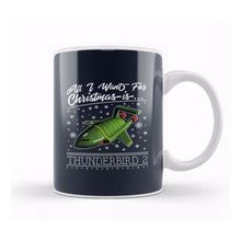Baskı Dükkanı All I Want For Christmas is Thunderbird 2 Thunderbirds Kupa Bardak