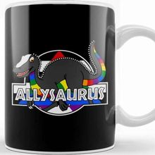 Baskı Dükkanı Allysaurus Pride Dinosaur Kupa