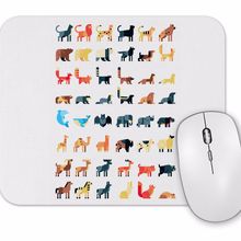 Baskı Dükkanı Animal World Mouse Pad