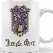 Baskı Dükkanı Anime Shachihoko Manga Black Clover Purple Orca Badge Kupa Bardak