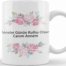 Baskı Dükkanı Anneler Günü Annelere Hediye 047 Kupa