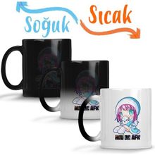 Baskı Dükkanı Annie Mid Or Afk Sihirli Porselen Kupa