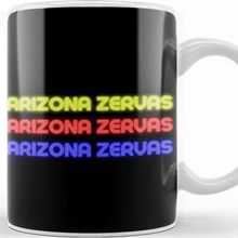 Baskı Dükkanı Arizona Vintage Retro Rainbow Style Kupa