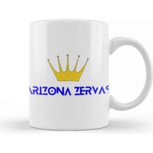 Baskı Dükkanı Arizona Vintage Retro Style Art Kupa