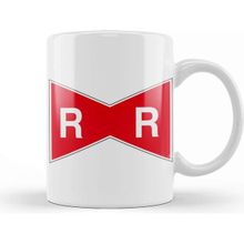 Baskı Dükkanı Army Anime Logo Trainings Red Ribbon ve Red Ribbon Kupa