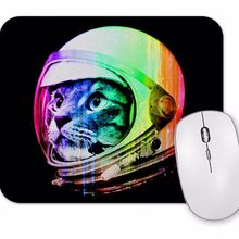 Baskı Dükkanı Astronot Cat Kedi Mouse Pad