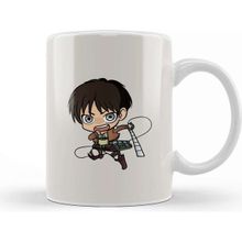 Baskı Dükkanı Attack On Titan Chibi Eren Kupa