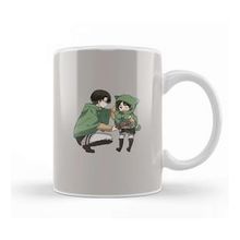 Baskı Dükkanı Attack On Titan Chibi Levi x Eren 01 Kupa