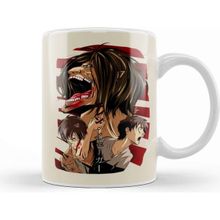 Baskı Dükkanı Attack On Titan Eren Fases Kupa
