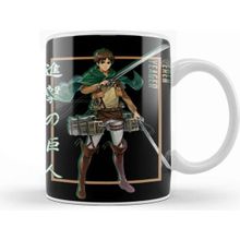 Baskı Dükkanı Attack On Titan Eren Yeager Shadow Design Kupa