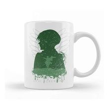 Baskı Dükkanı Attack On Titan Levi Ackerman in Silhouette Porselen Kupa