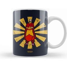 Baskı Dükkanı Avatar the Last Airbender Tenzin Retro Japanese Avatar Kupa