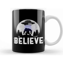 Baskı Dükkanı Awesome Believe In Aliens Bigfoot &amp; Ufos Kupa