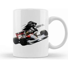 Baskı Dükkanı Ayrton Senna Low Poly Kupa