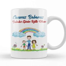 Baskı Dükkanı Babalar Günü Babaya Hediye 024 Kupa