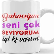 Baskı Dükkanı Babalar Günü Babaya Hediye 03 Kupa