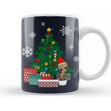Baskı Dükkanı Baby Groot Christmas Tree Guardians of the Galaxy Kupa