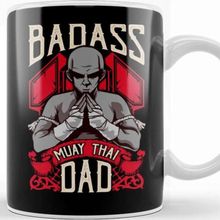 Baskı Dükkanı Badass Muay Thai Dad ,mixed Martial Arts Mma Kupa