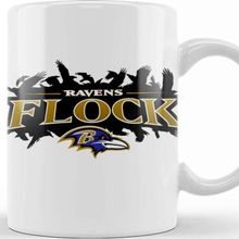 Baskı Dükkanı Baltimore Ravens 8 Bit 01 Kupa