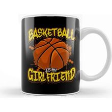 Baskı Dükkanı Basketball is My Girlfriend Funny Players Kupa