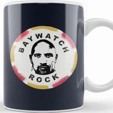 Baskı Dükkanı Baywatch Stick of Rock Dwayne Johnson Kupa