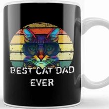 Baskı Dükkanı Best Cat Dad Ever Kedi 02 Kupa