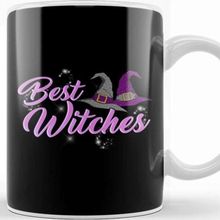 Baskı Dükkanı Best Witches Cute Halloween Witch Best Wishes Pun Kupa
