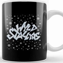 Baskı Dükkanı Bill and Ted Wyld Stallyns Christmas Snow Logo Kupa