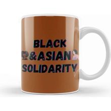 Baskı Dükkanı Black Asian Solidarity Black History Month Blm Black Lives Matter Kupa