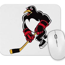 Baskı Dükkanı Black Pittsburgh Penguins Mouse Pad