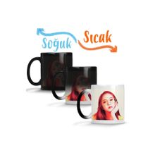 Baskı Dükkanı Blackpink Jisoo Sihirli Porselen Kupa Bardak