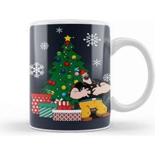 Baskı Dükkanı Bluto Around the Christmas Tree Popeye Kupa