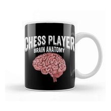 Baskı Dükkanı Brain Anatomy of a Chess Player 01 Kupa Bardak