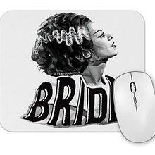 Baskı Dükkanı Bride of Frankenstein the Black White Bride Mouse Pad