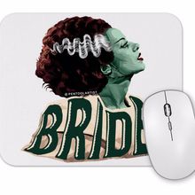 Baskı Dükkanı Bride of Frankenstein the Blushing Bride Mouse Pad