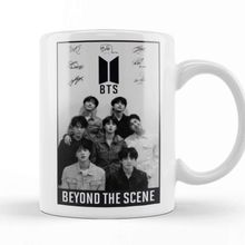 Baskı Dükkanı Bts Black and White Kupa
