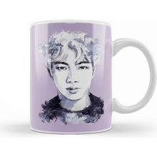 Baskı Dükkanı Bts Seokjin Bts Paint Blot Kupa