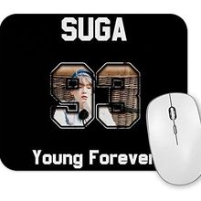 Baskı Dükkanı Bts Young Forever Suga Mouse Pad
