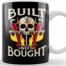 Baskı Dükkanı Built Not Bought Car Motorcycle Mechanic Junkie Kupa