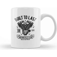 Baskı Dükkanı Built to Last Motorcycle Club Kupa